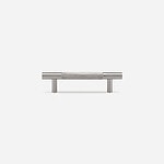 Ekati - Knurled Brushed Nickel Brass Handle - Architectural Hardware - Knurled Brushed Nickel Brass