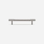 Ekati - Knurled Brushed Nickel Brass Handle - Architectural Hardware - Knurled Brushed Nickel Brass