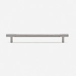 Ekati - Knurled Brushed Nickel Brass Handle - Architectural Hardware - Knurled Brushed Nickel Brass