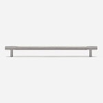 Ekati - Knurled Brushed Nickel Brass Handle - Architectural Hardware - Knurled Brushed Nickel Brass