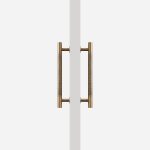 Antique Bronze Brass Hammered Door Pull - Architectural Hardware - Antique Bronze Brass Hammered Door Pull
