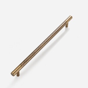 Antique Bronze Brass Hammered Door Pull - Architectural Hardware - Antique Bronze Brass Hammered Door Pull