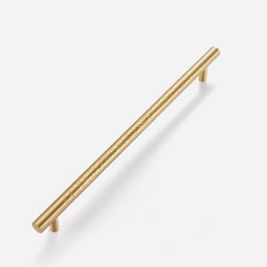 Matte Brass Hammered Door Pull - Architectural Hardware - Matte Brass Hammered Door Pull