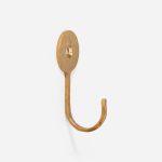 Hammered Brass Wall Hook - Wall Hooks - Hammered Brass Wall Hook