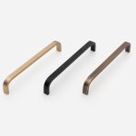 Mati - Matte Brass Handle - Architectural Hardware - Matte Brass Handle