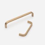 Mati - Matte Brass Handle - Architectural Hardware - Matte Brass Handle
