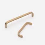 Mati - Matte Brass Handle - Architectural Hardware - Matte Brass Handle