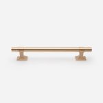 Seville - Brushed Brass Handle - Architectural Hardware - Brushed Brass