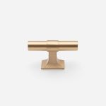Seville - Brushed Brass Handle - Architectural Hardware - Brushed Brass