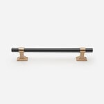 Seville - Matte Black/Brass Handle - 148mm