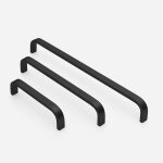 Mati - Matte Black Brass Handle - Architectural Hardware - Matte Black Brass