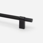 Oslo - Matte Black Brass Knurled Handle - Architectural Hardware - Matte Black Brass