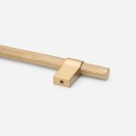 Oslo - Matte Black Brass Knurled Handle - Architectural Hardware - Matte Black Brass