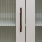Oslo - Matte Black Brass Knurled Handle - Architectural Hardware - Matte Black Brass