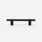 Oslo - Matte Black Brass Knurled Handle - Architectural Hardware - Matte Black Brass