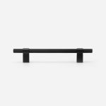 Oslo - Matte Black Brass Knurled Handle - Architectural Hardware - Matte Black Brass