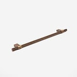 Oslo - Antique Bronze Brass Knurled Pull - Architectural Hardware - Antique Bronze Brass