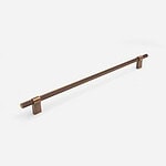 Oslo - Antique Bronze Brass Knurled Pull - Architectural Hardware - Antique Bronze Brass