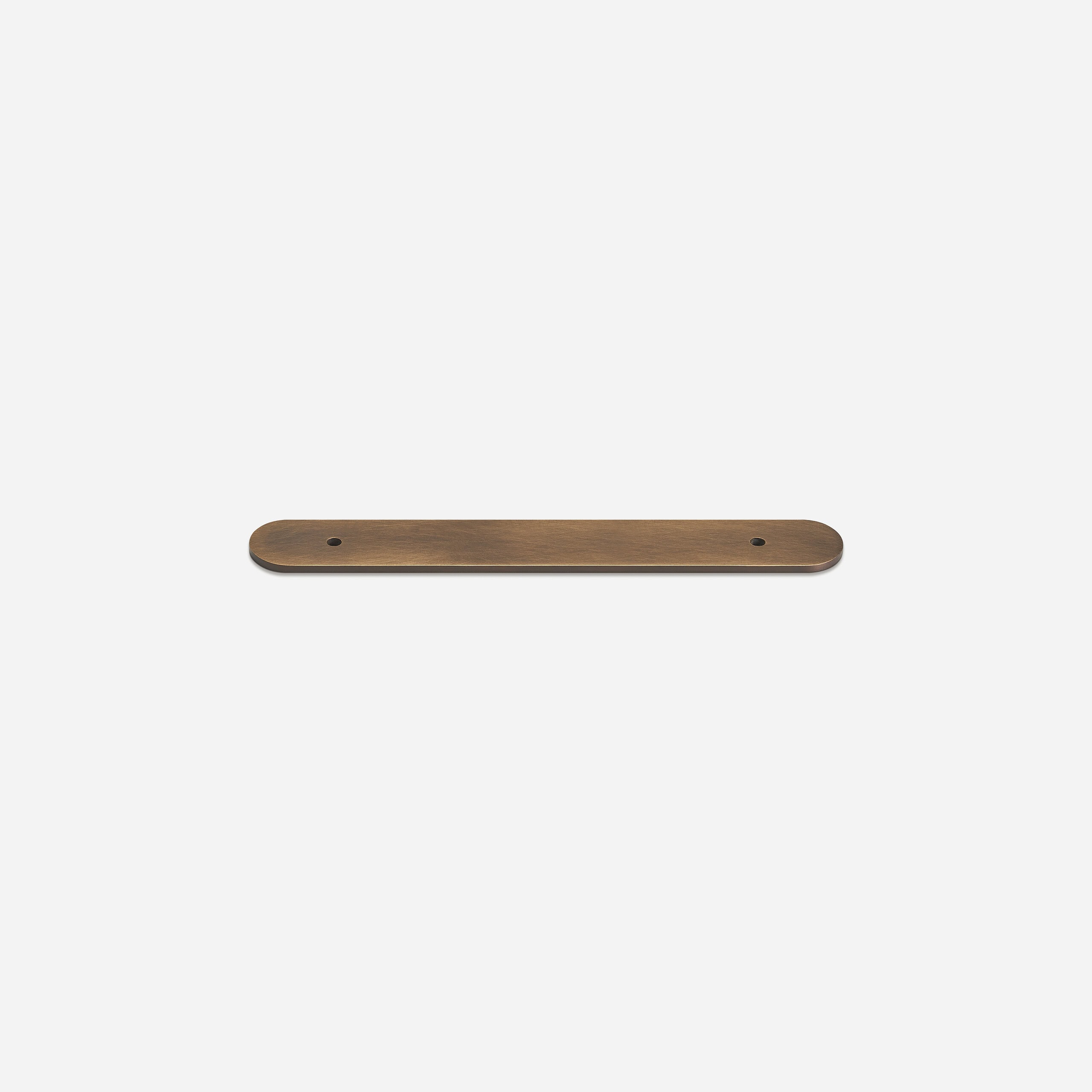R-ABW-12818025 Curved Brushed Brass Backplate - 148mm