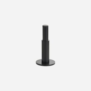 Athens - Brushed Nickel Brass Door Stop - Architectural Hardware - Brushed Nickel Brass Door Stop