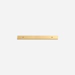 Rectangle Brushed Brass Backplate - Architectural Hardware - Backplate