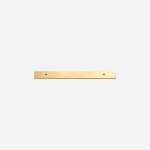 Rectangle Brushed Brass Backplate - Architectural Hardware - Backplate