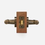 Bradford - Matte Black Brass Lever Handle - Architectural Hardware - Matte Black Brass Lever Handle