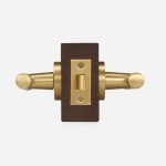 Bradford - Matte Black Brass Lever Handle - Architectural Hardware - Matte Black Brass Lever Handle