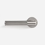Bradford - Matte Black Brass Lever Handle - Architectural Hardware - Matte Black Brass Lever Handle