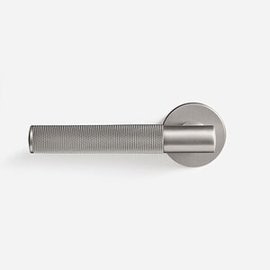 Bradford - Matte Black Brass Lever Handle - Architectural Hardware - Matte Black Brass Lever Handle
