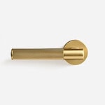 Bradford - Matte Black Brass Lever Handle - Architectural Hardware - Matte Black Brass Lever Handle