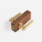 Essen - Matte Brass Lever Handle - Architectural Hardware - Matte Brass Lever Handle