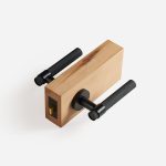 Essen - Matte Brass Lever Handle - Architectural Hardware - Matte Brass Lever Handle