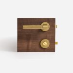 Essen - Matte Brass Lever Handle - Architectural Hardware - Matte Brass Lever Handle