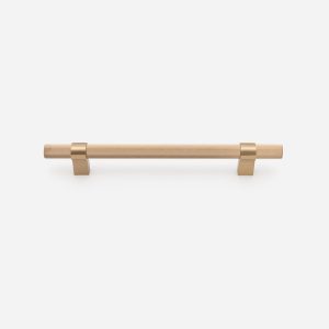 Midas - Matte Black Brass Linear Knurled Handle - 163mm