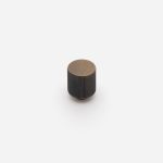 Midas - Matte Black Brass Linear Knurled Handle - 163mm