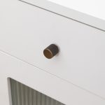 Midas - Matte Black Brass Linear Knurled Handle - 163mm