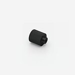 Midas - Matte Black Brass Linear Knurled Handle - Architectural Hardware - Matte Black Brass