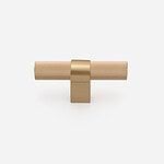 Midas - Antique Bronze Brass Linear Knurled Pull - Architectural Hardware - Antique Bronze