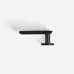 Munich - Matte Black Brass Lever Handle - Architectural Hardware - Matte Black Brass Lever Handle
