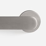 Munich - Matte Black Brass Lever Handle - Architectural Hardware - Matte Black Brass Lever Handle