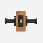Munich - Matte Black Brass Lever Handle - Architectural Hardware - Matte Black Brass Lever Handle