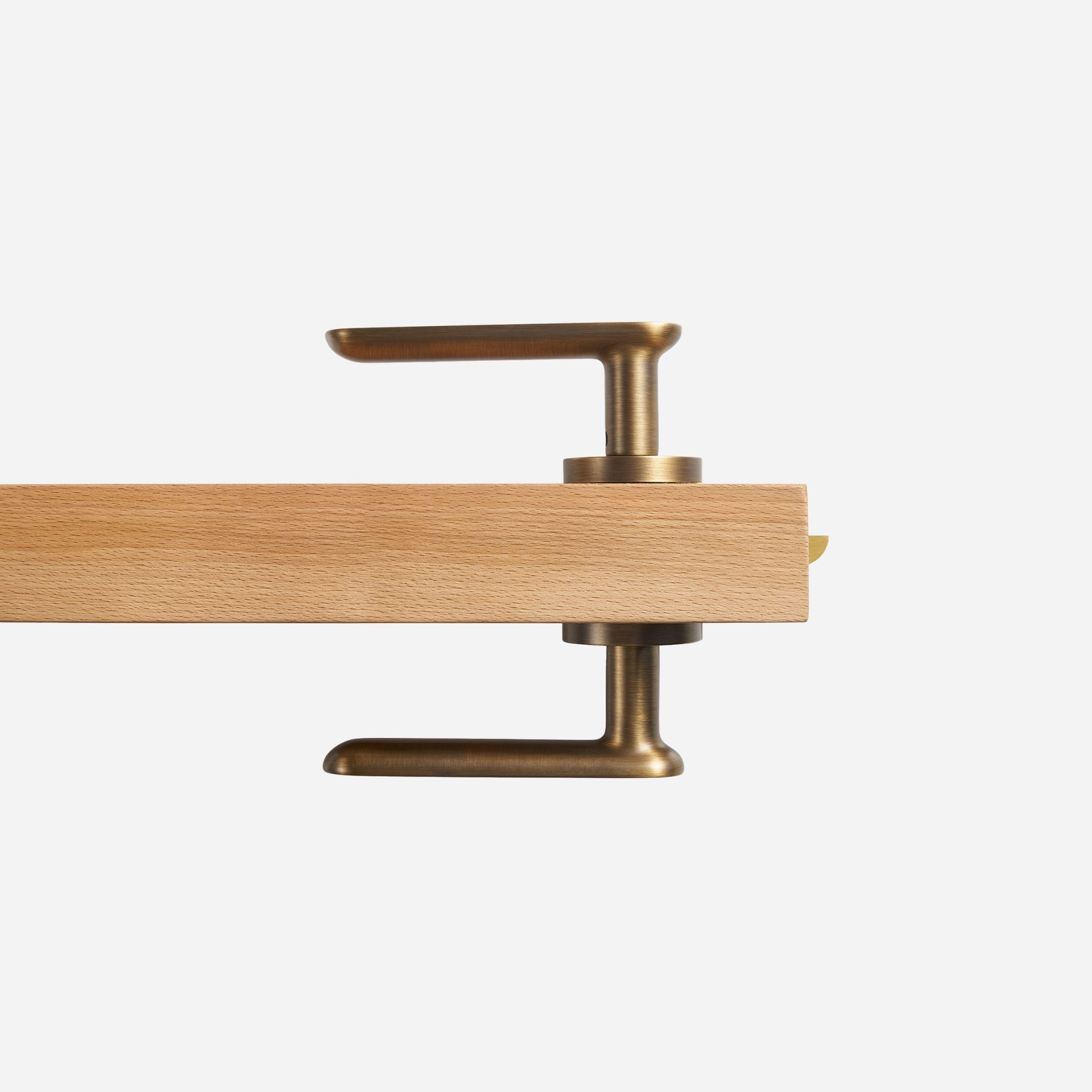 Munich - Matte Black Brass Lever Handle - Architectural Hardware - Matte Black Brass Lever Handle
