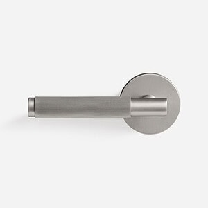 Sheffield - Matte Brass Lever Handle - Architectural Hardware - Matte Black Brass Lever Handle
