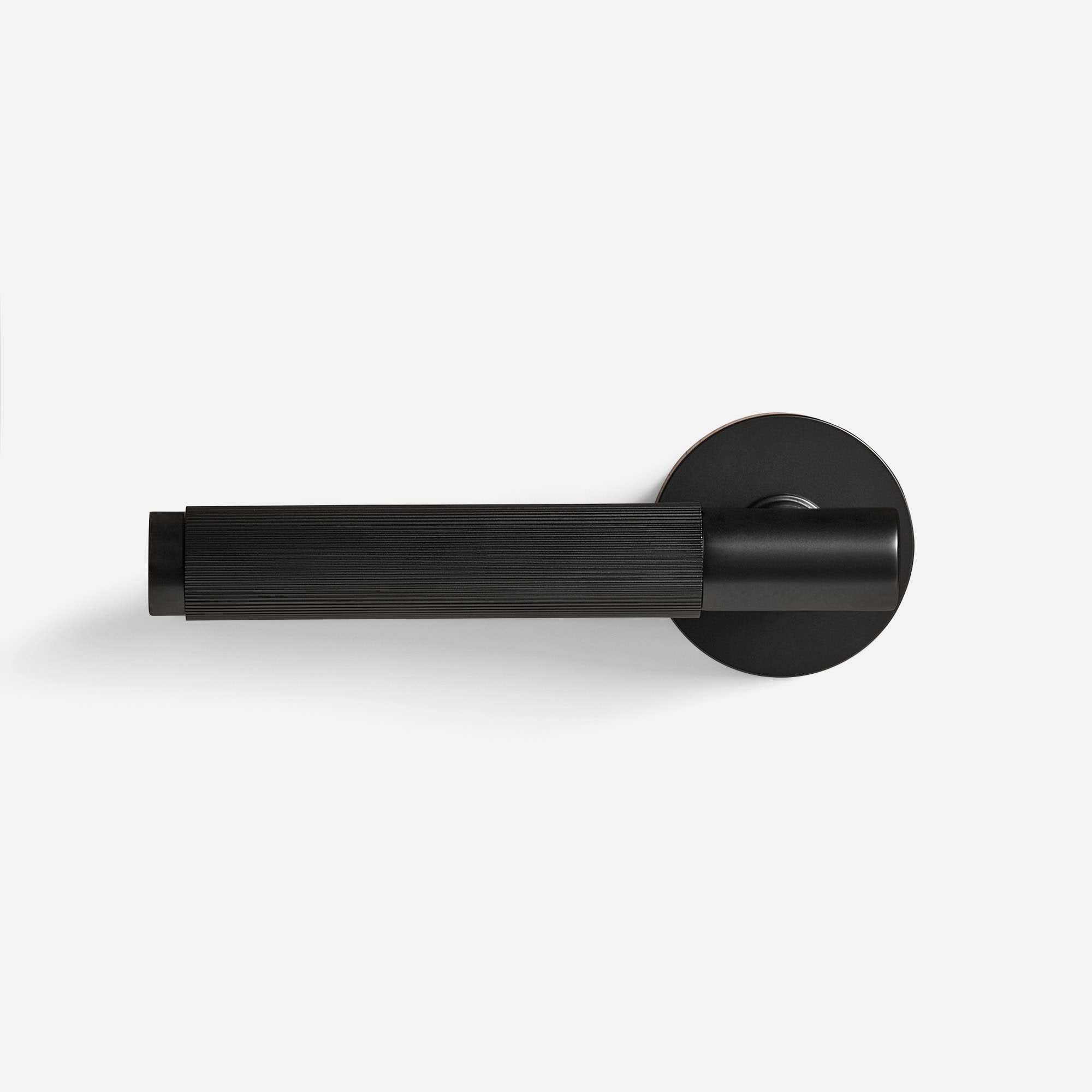 Sheffield - Matte Brass Lever Handle - Architectural Hardware - Black Sheffield - Matte Brass Lever Handle - Architectural Hardware - Matte Black Brass Lever Handle