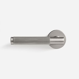 Sheffield - Matte Brass Lever Handle - Architectural Hardware - Matte Black Brass Lever Handle