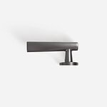 Glasgow - Gunmetal Brass Lever Handle - Door Handles - Matte Black Brass Lever Handle