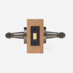 Glasgow - Gunmetal Brass Lever Handle - Door Handles - Matte Black Brass Lever Handle