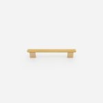 Lecce - Knurled Matte Black Brass Handle - Architectural Hardware - Matte Black Brass
