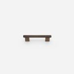 Lecce - Knurled Matte Black Brass Handle - Architectural Hardware - Matte Black Brass